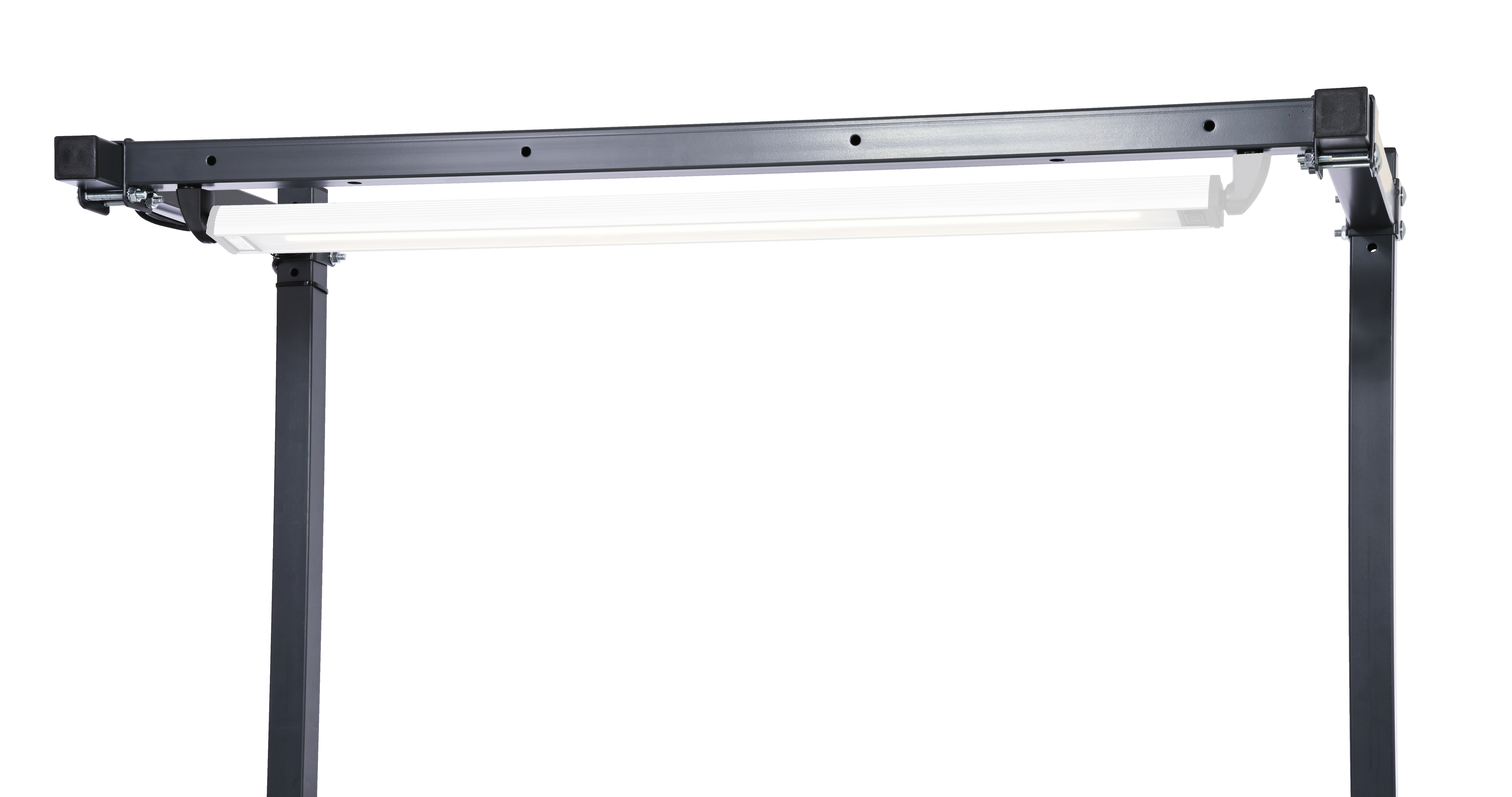 SYSTEM 2000, Holder for workplace lightings, WxDxH:1730x455x40mm