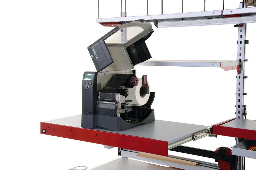 SYSTEM FLEX Auszugboden für Drucker - in unterschiedlichen Abmessungen und Farben lieferbar