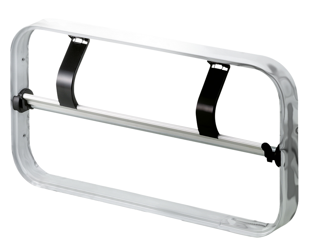 STANDARD frame complete, chrome-plated, smooth tear bar - various widths available