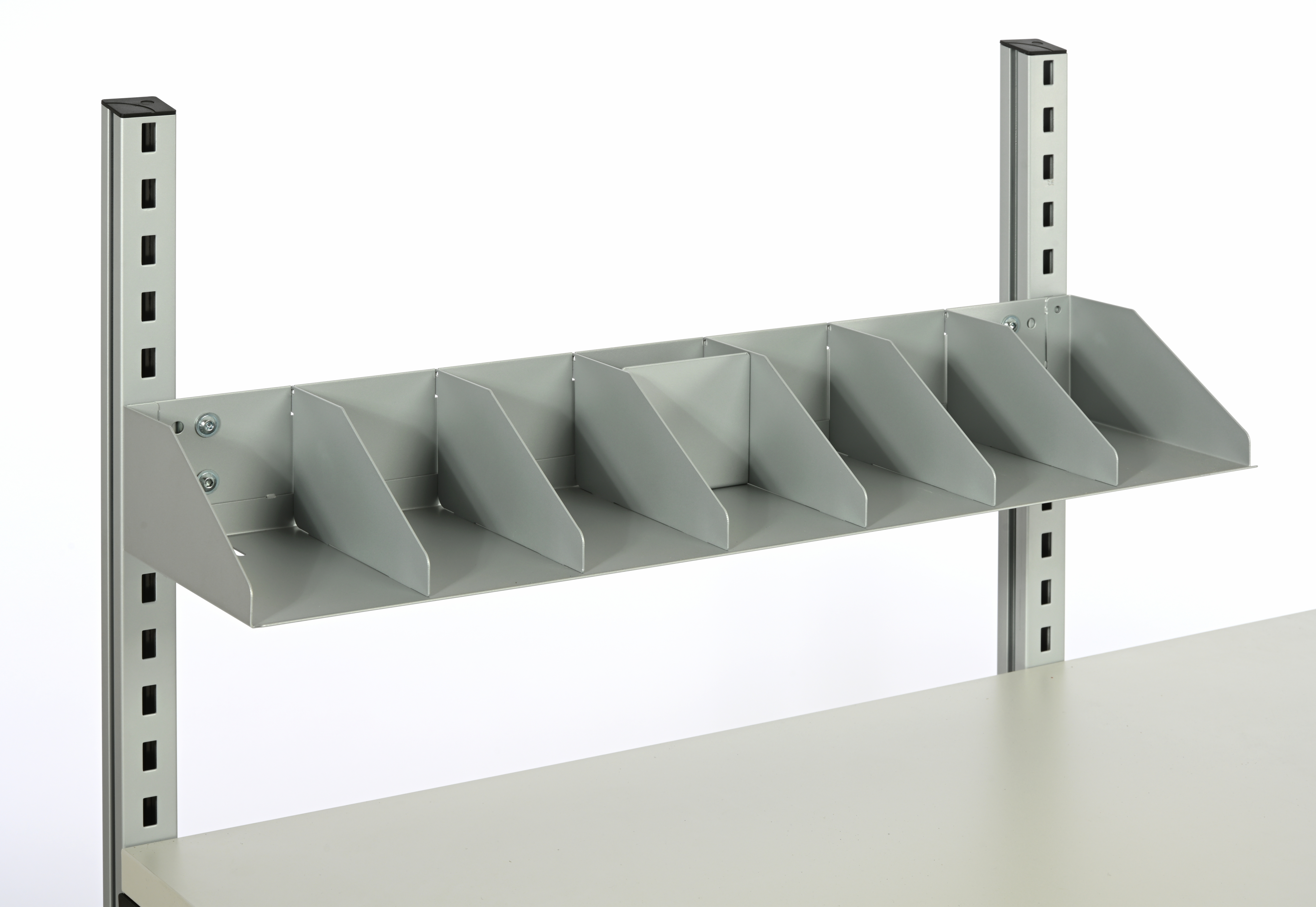 SYSTEM FLEX, flyer storage with dividers 800 mm, RAL9006