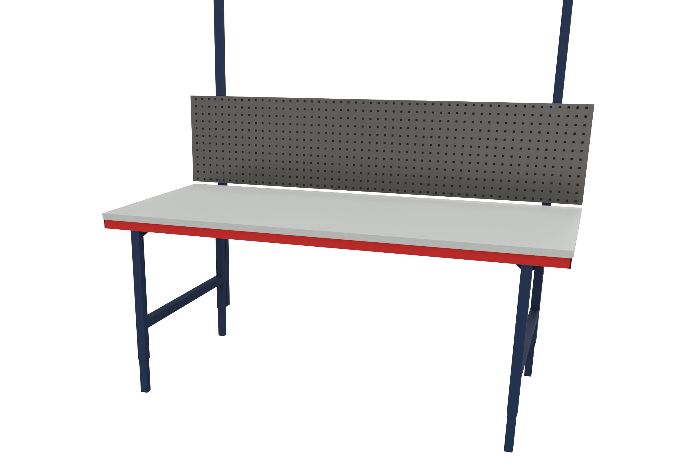 SYSTEM 2000, Lochblech-Rückwand, BxH: 2000x450mm