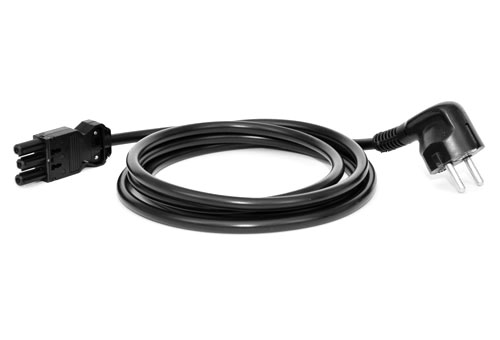 SYSTEM FLEX, power cable, length: 3000mm, black