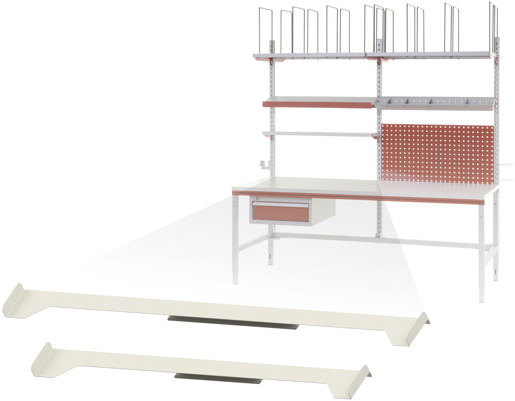 SYSTEM FLEX, assembly aid for mounting profile, mounting width 1000mm