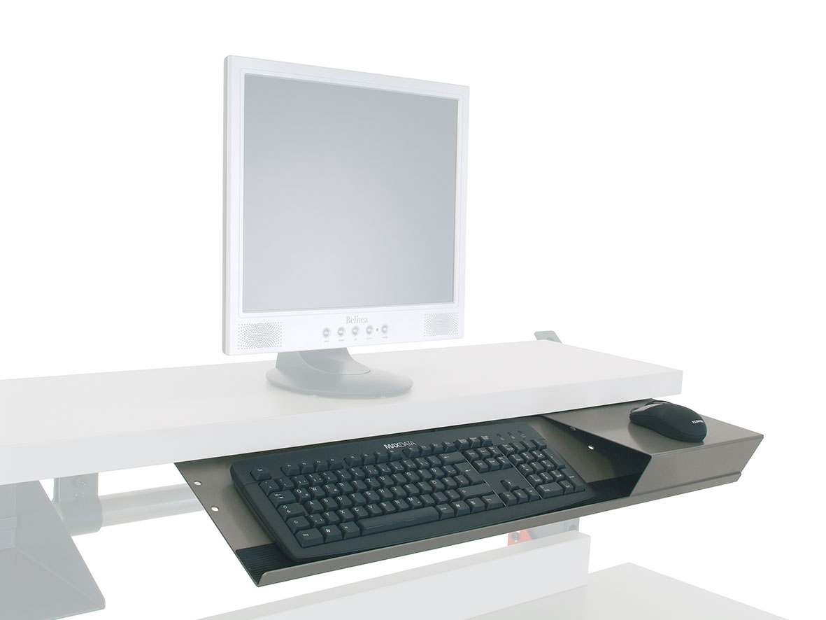 SYSTEM 2000, keyboard and mouse platform, WxDxH: 760x210x20mm