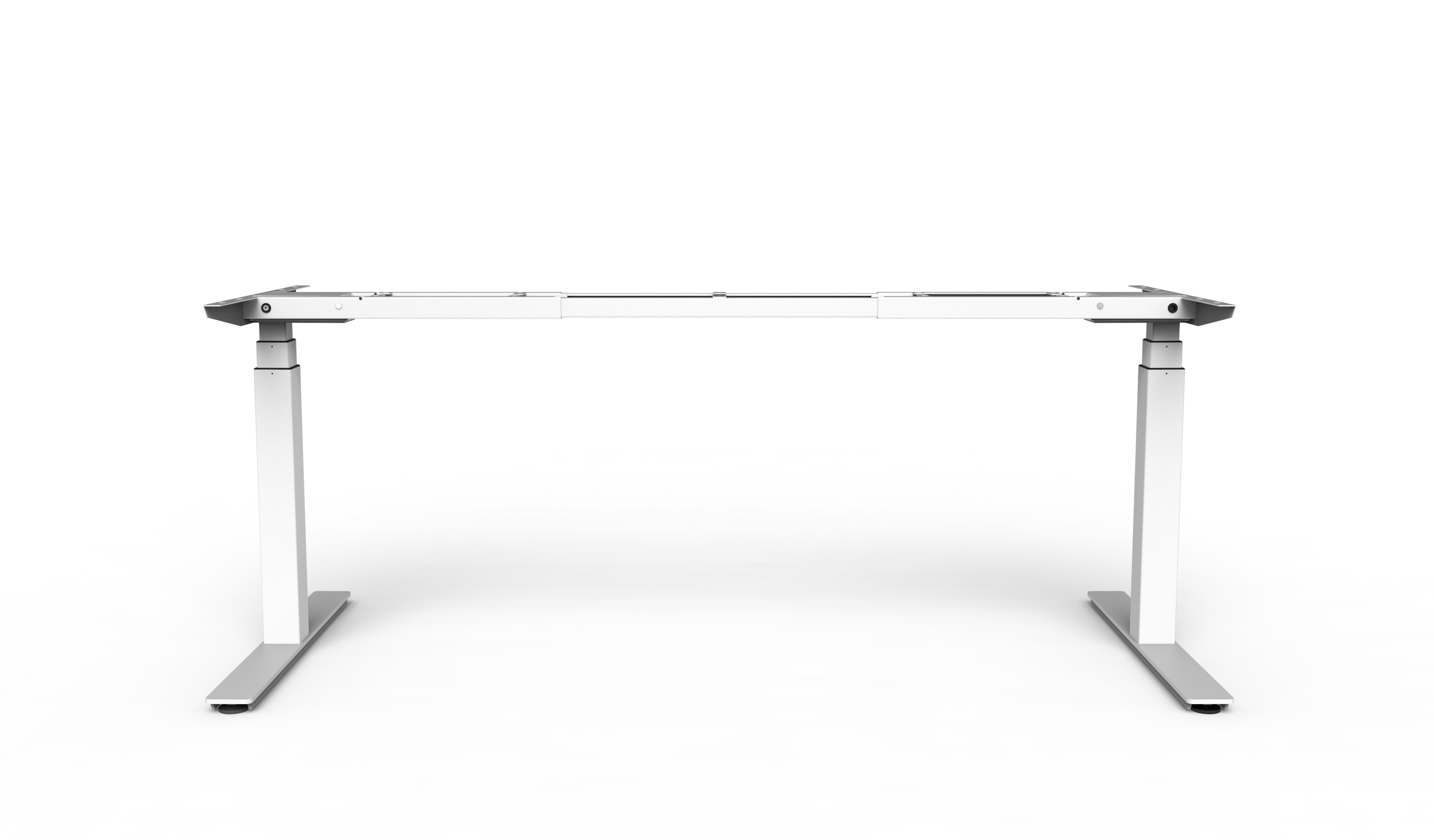 Tischgestell, elektrisch, Höhe von 675-1175mm - Schreibtisch / 3-stufig, RAL 9005