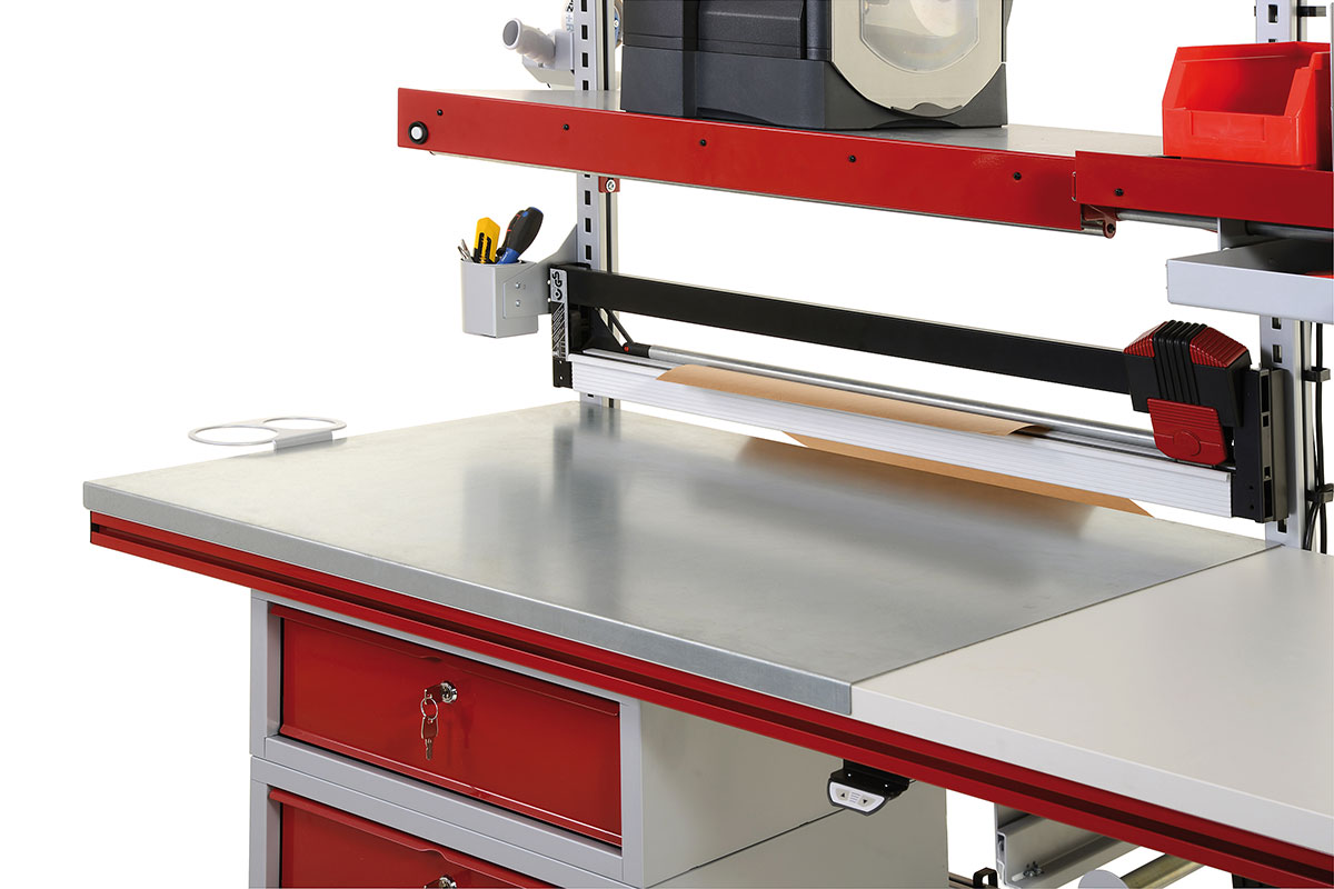 SYSTEM FLEX, Add-on cutter, cutting width: 750mm, HxWxD: 150x1000x50mm, black