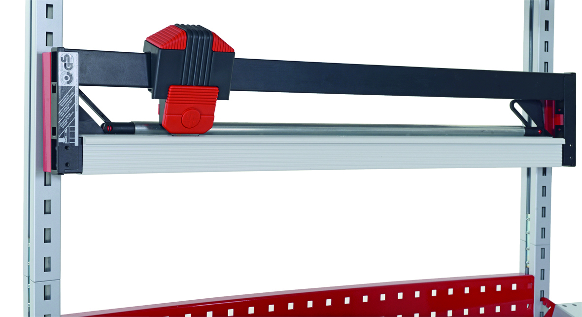 SYSTEM FLEX, Add-on cutter, cutting width: 500mm, HxWxD: 150x750x50mm, black