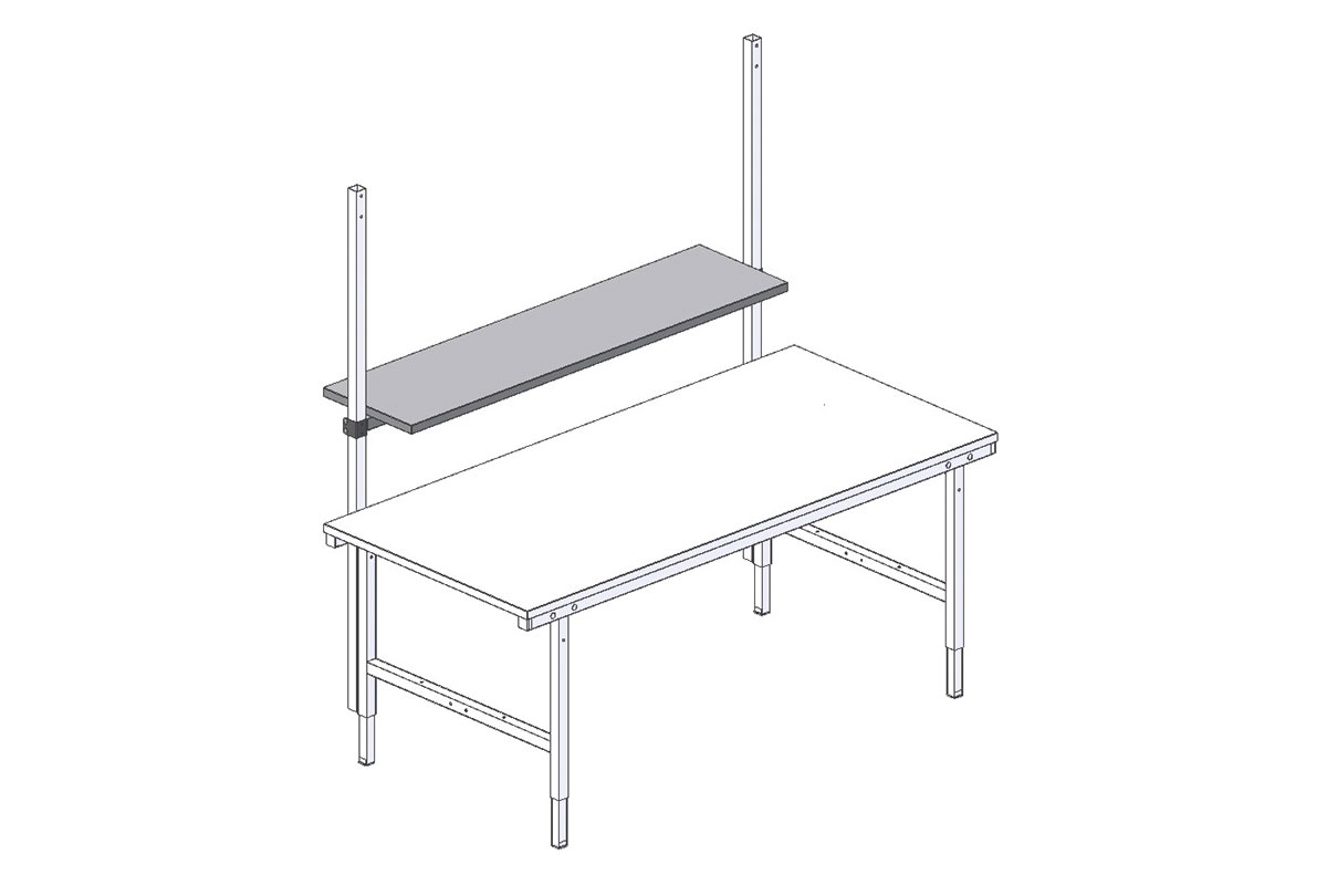 SYSTEM 2000, storage rack, WxD: 1046x400mm