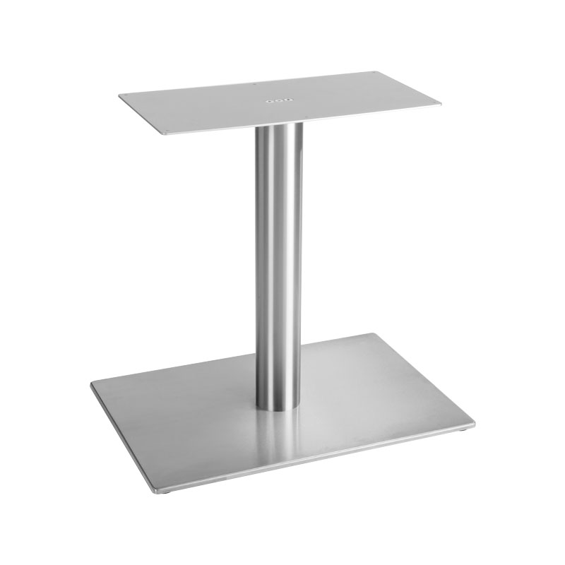 Tischgestell Höhe 720mm (Sitztischgestell), einsäulig, Standrohr rund, für Tischplatte LxB:1200x800mm, Stahl roh