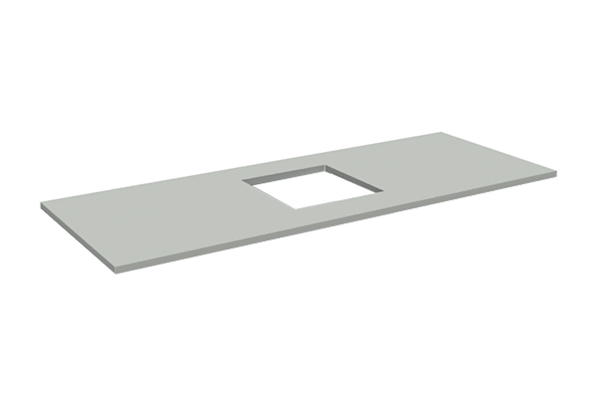 SYSTEM FLEX table top with scale cutout centered - available in different dimensions