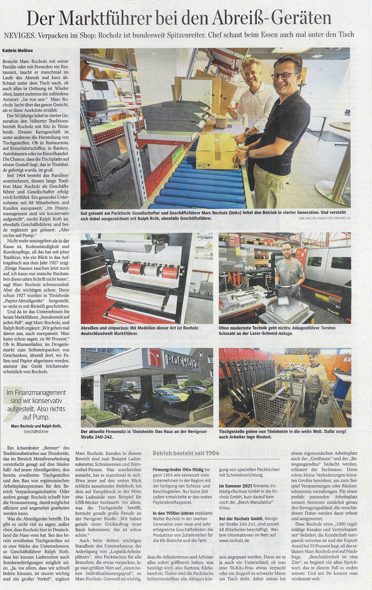 WAZ article
