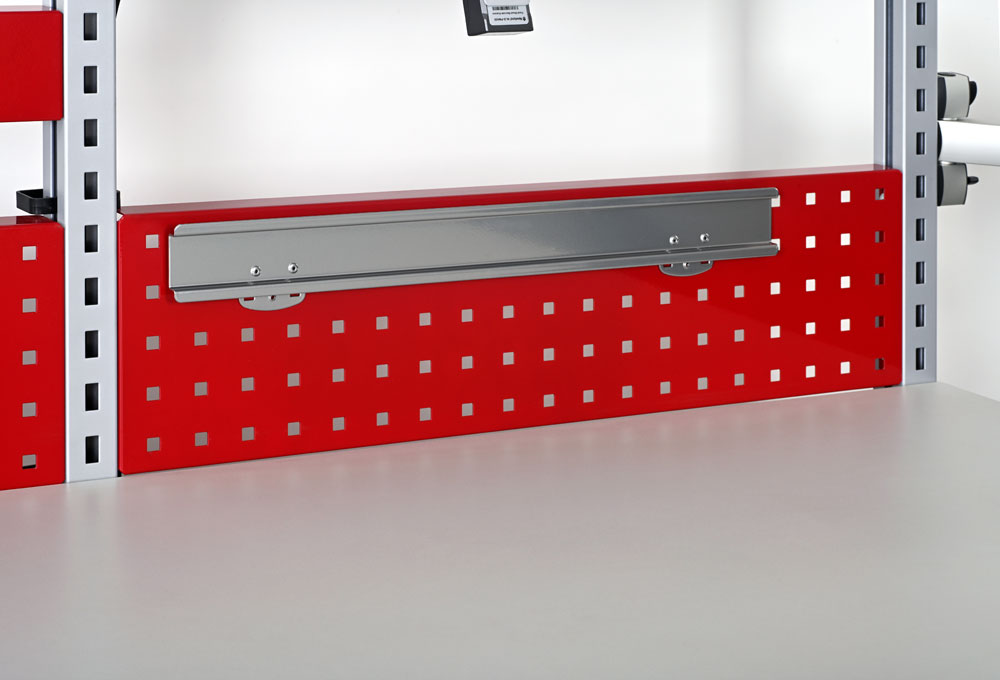 SYSTEM 2000, Adapter für Lagersichtkästen - Zub. Lochblech-Rückwand