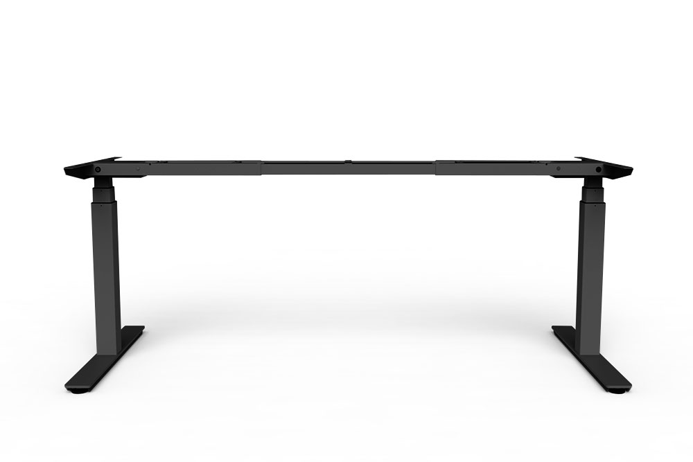 Table frame, electric, height from 675-1175mm - desk / 3-tier, RAL 9005
