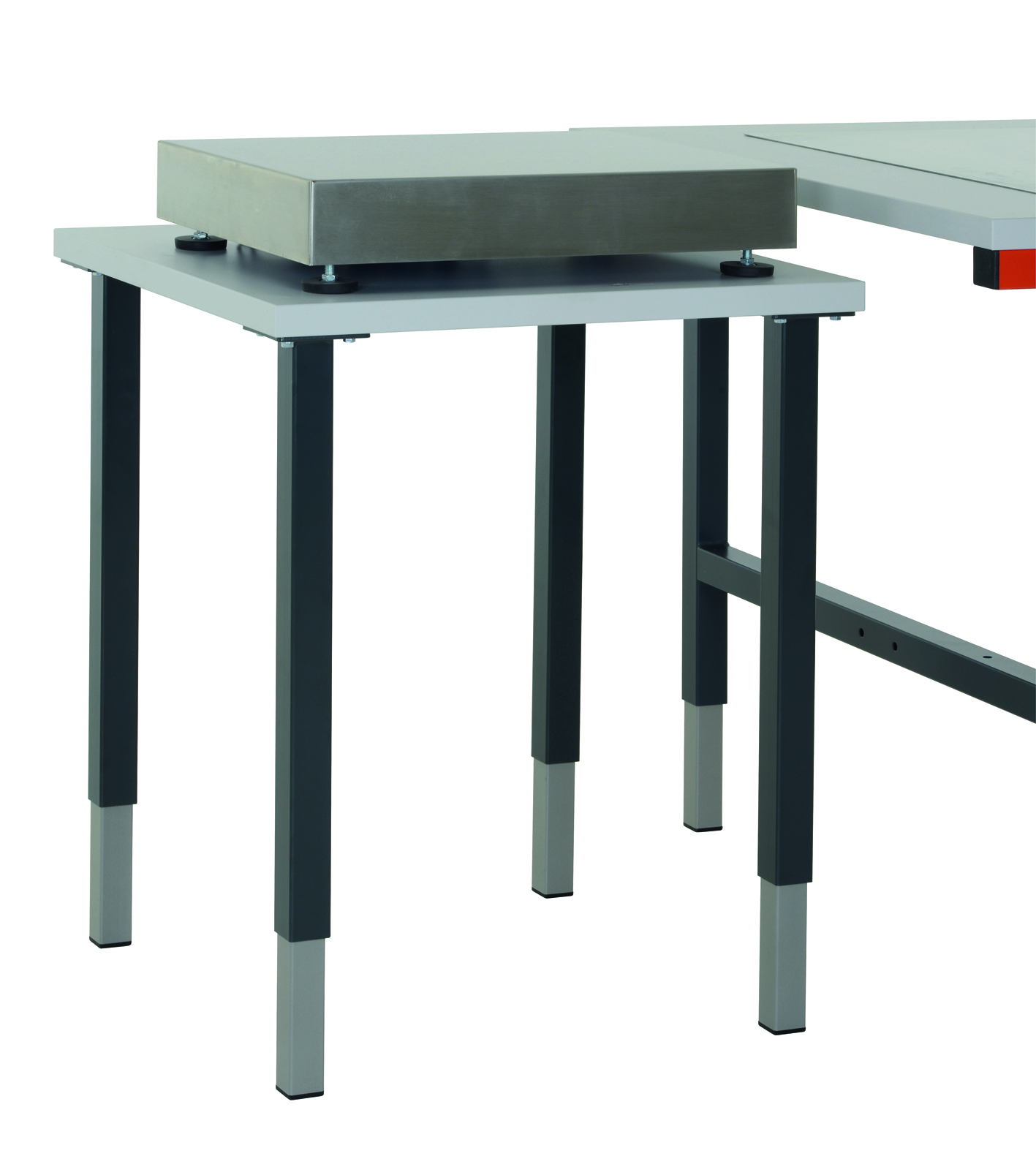 SYSTEM 2000, Beistelltisch, BxTxH: 600x600x605-875mm