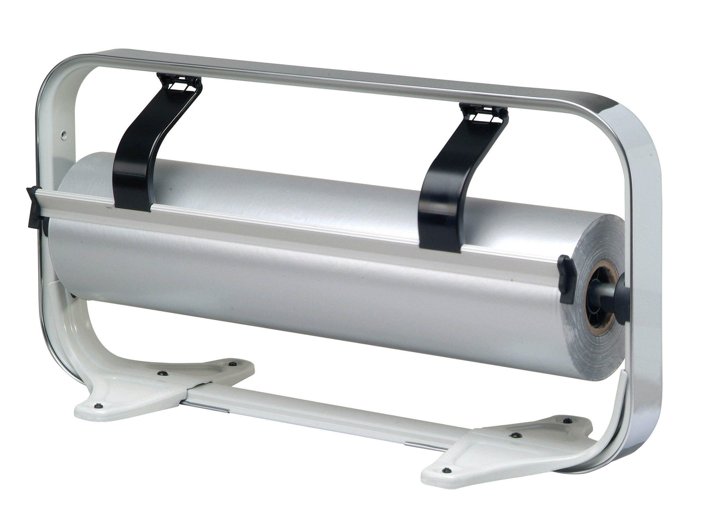 STANDARD table dispenser, chrome-plated, serrated tear bar - various widths available