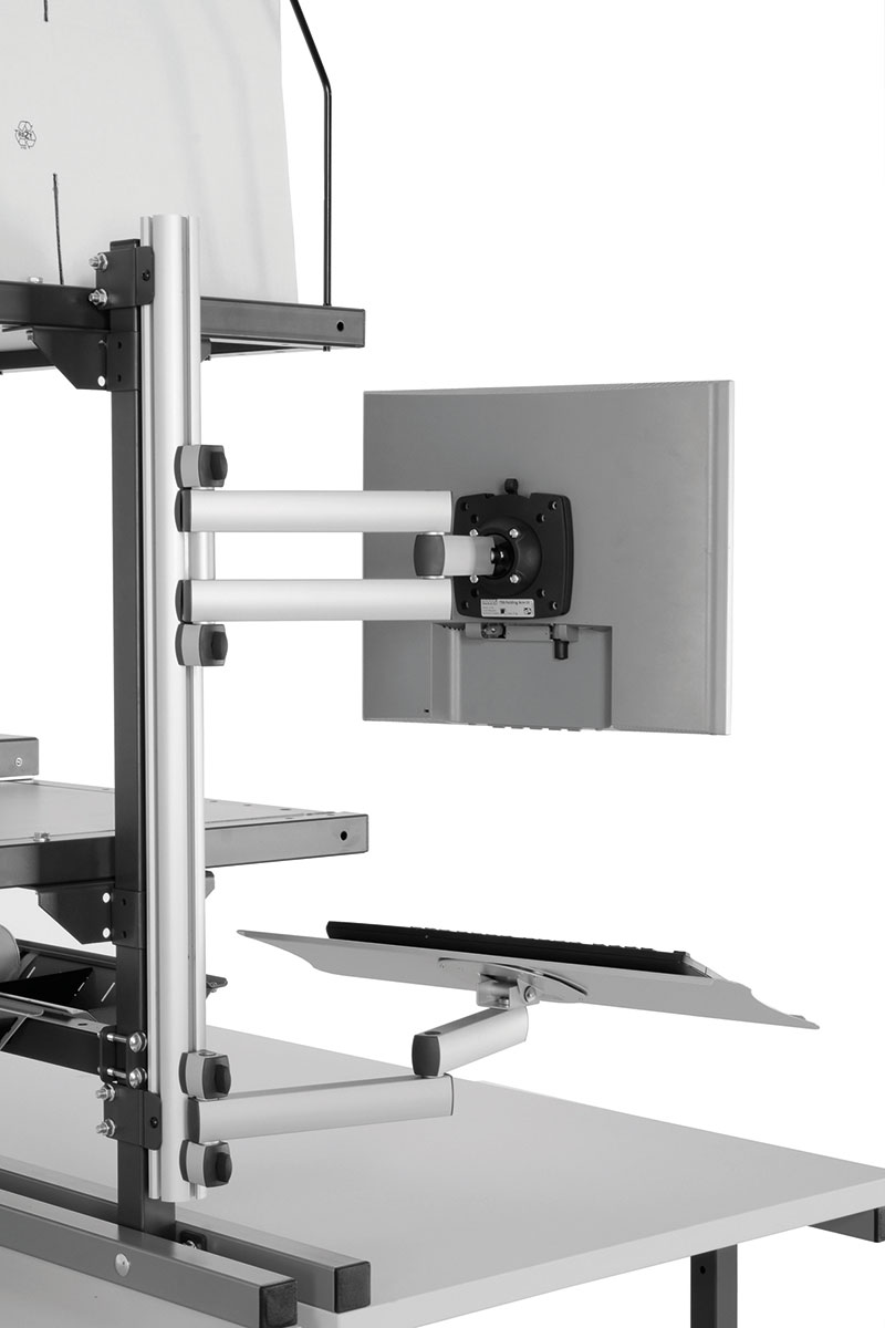 SYSTEM 2000, Profile rail for folding arm for IT, H 745mm