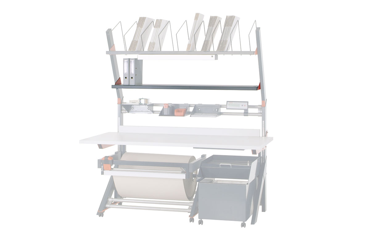 MODUL 5000, storage shelf, WxD: 1705x400mm