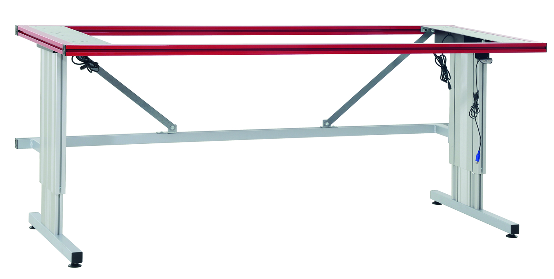 SYSTEM FLEX Tischgestell elektrisch höhenverstellbar - in verschiedenen Abmessungen und Farben