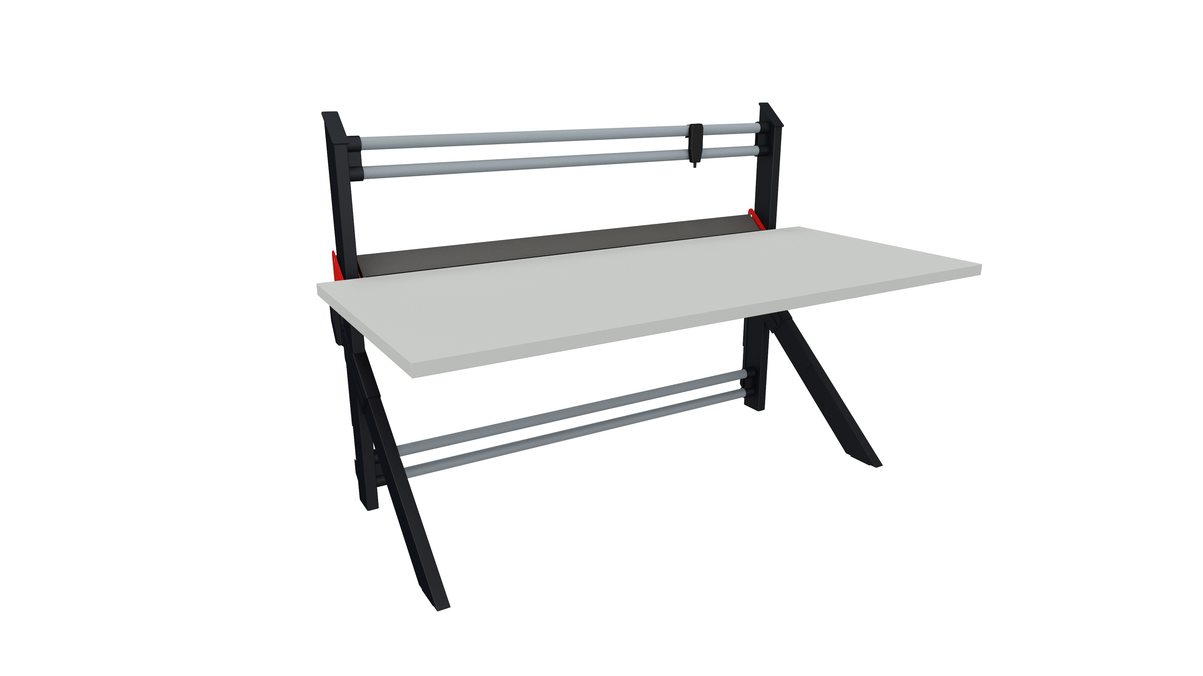 MODUL 5000, Pack- und Arbeitstisch, BxTxH: 2000x1040x1330mm, elektrisch höhenverstellbar